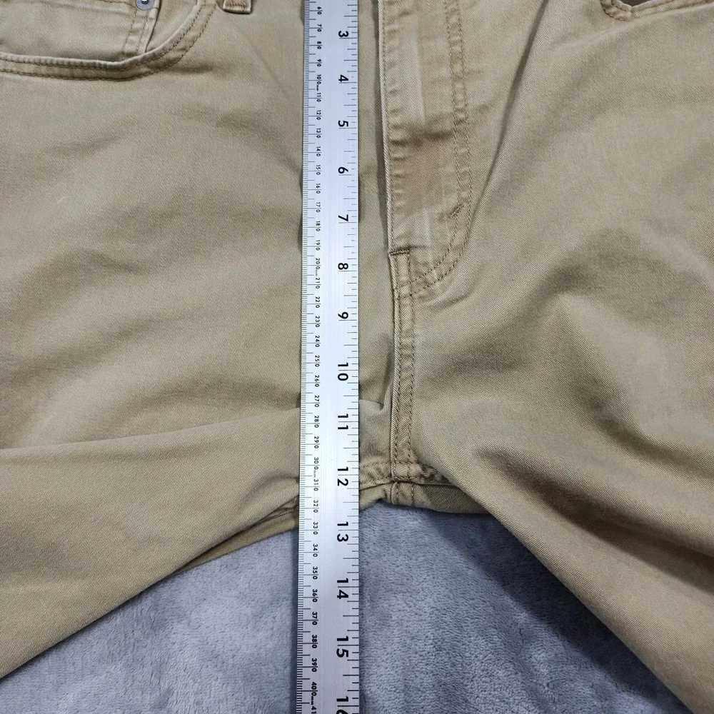 Levis 502 Jeans Mens 38x30 Beige Khaki All Seasons Tech Stretch Tapered Denim